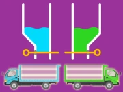 Color Water Trucks Online Puzzle Games on NaptechGames.com