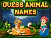 Guess Animal Names Online Puzzle Games on NaptechGames.com