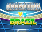 Match Football Brazil or Argentina Online Sports Games on NaptechGames.com