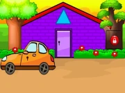 Orange Car Escape Online Puzzle Games on NaptechGames.com