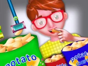 Potato Chips Food Factory Game Online Cooking Games on NaptechGames.com