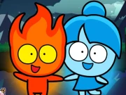 Red boy and Blue girl - Forest Temple Maze Online Puzzle Games on NaptechGames.com